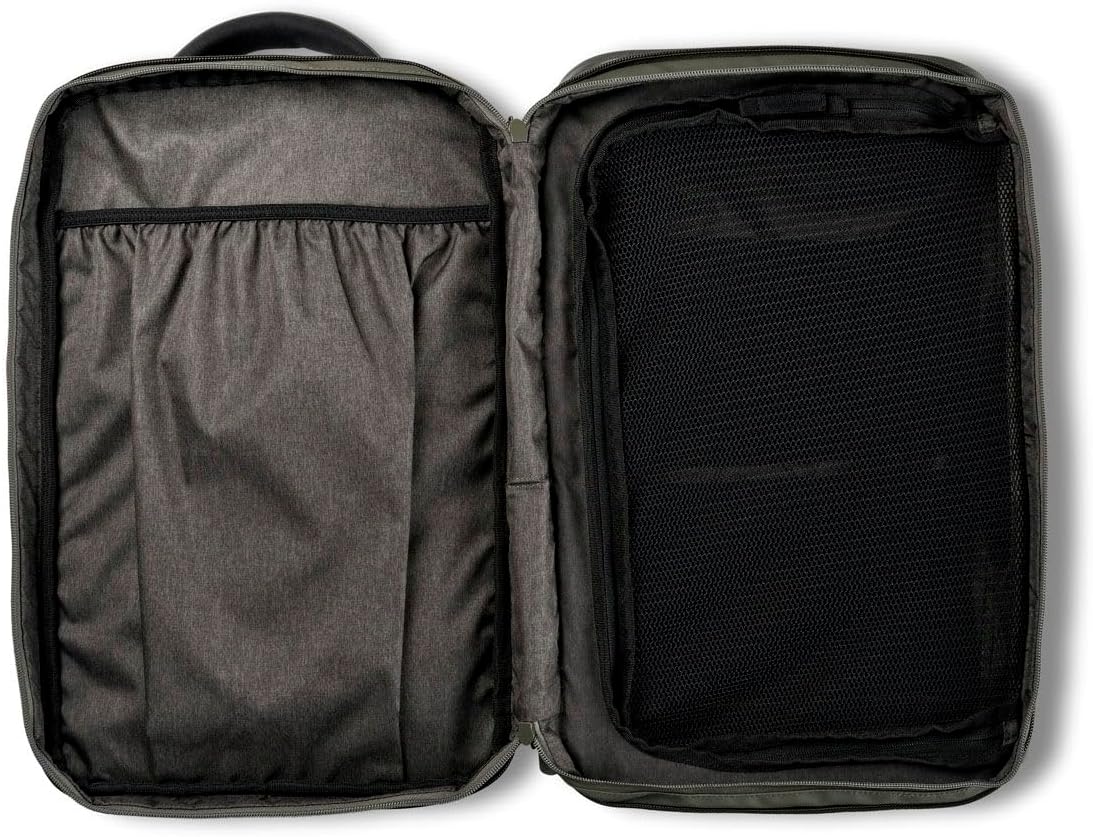 14L Travel Backpack: Elegant and Functional Daypack with Green Buisness for Commuting, Work and Travel | Durable, Stylish and Comfortable for Modern Professionals | Water Resistant, Olive, 14 - Image 5