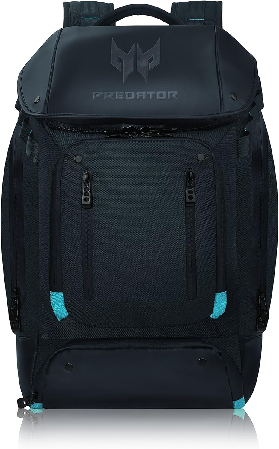 Acer PBG591 Predator Utility Gaming Backpack, Water Resistant and Tear Proof Travel Backpack Fits and Protects Up to 17.3" Predator Gaming Laptop, Black with Teal Accents - Image 9