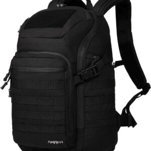 AMHEH Tactical Backpack 32L Molle Day Assault Pack Black i##e##s: Military ^^ Army ^^ Daypack ^^ Rucksack ^^ Survival ^^ Bugout ^^ Emergency Go Bag :i##e##s
