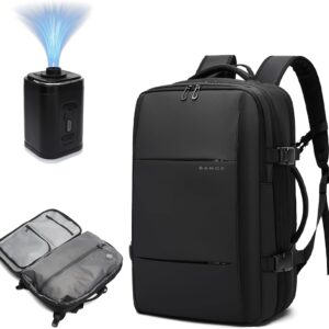BANGE Airback Travel Backpack Expandable Backpacks i##e##s: Anti-Theft ^^ Vacuum Compression ^^ with Pump ^^ for Airplanes :i##e##s