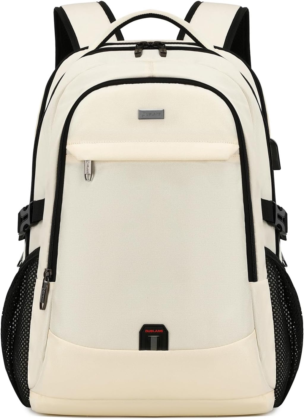 DUSLANG 17 Inch Laptop Backpack for Travel Water Resistant College Backpack for Men\/Women Laptop Bag with USB Charging Port,Black - Image 23