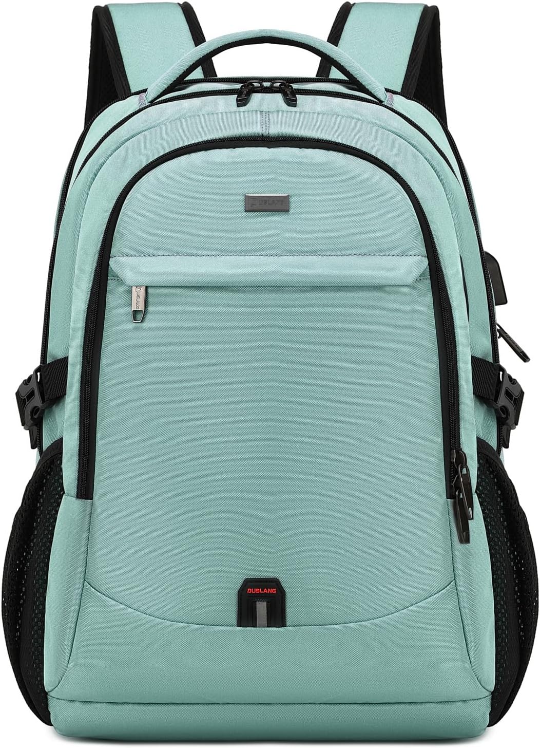 DUSLANG 17 Inch Laptop Backpack for Travel Water Resistant College Backpack for Men\/Women Laptop Bag with USB Charging Port,Black - Image 18