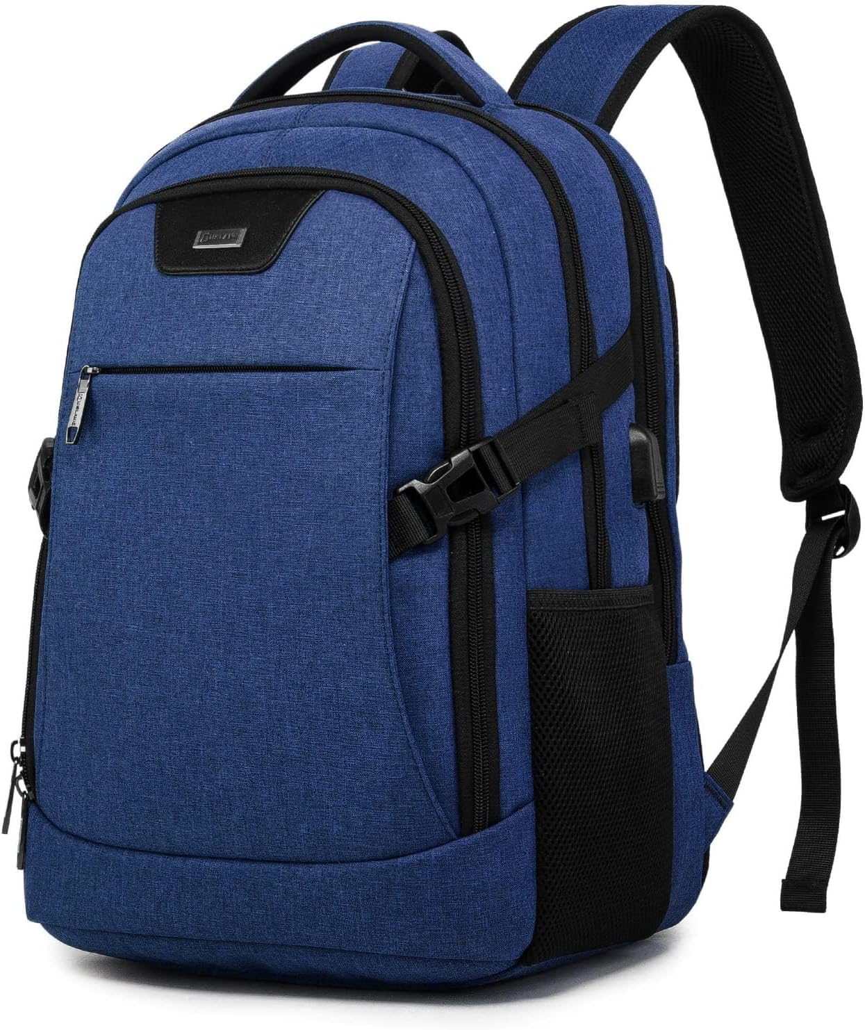 DUSLANG 17 Inch Laptop Backpack for Travel Water Resistant College Backpack for Men\/Women Laptop Bag with USB Charging Port,Black - Image 13