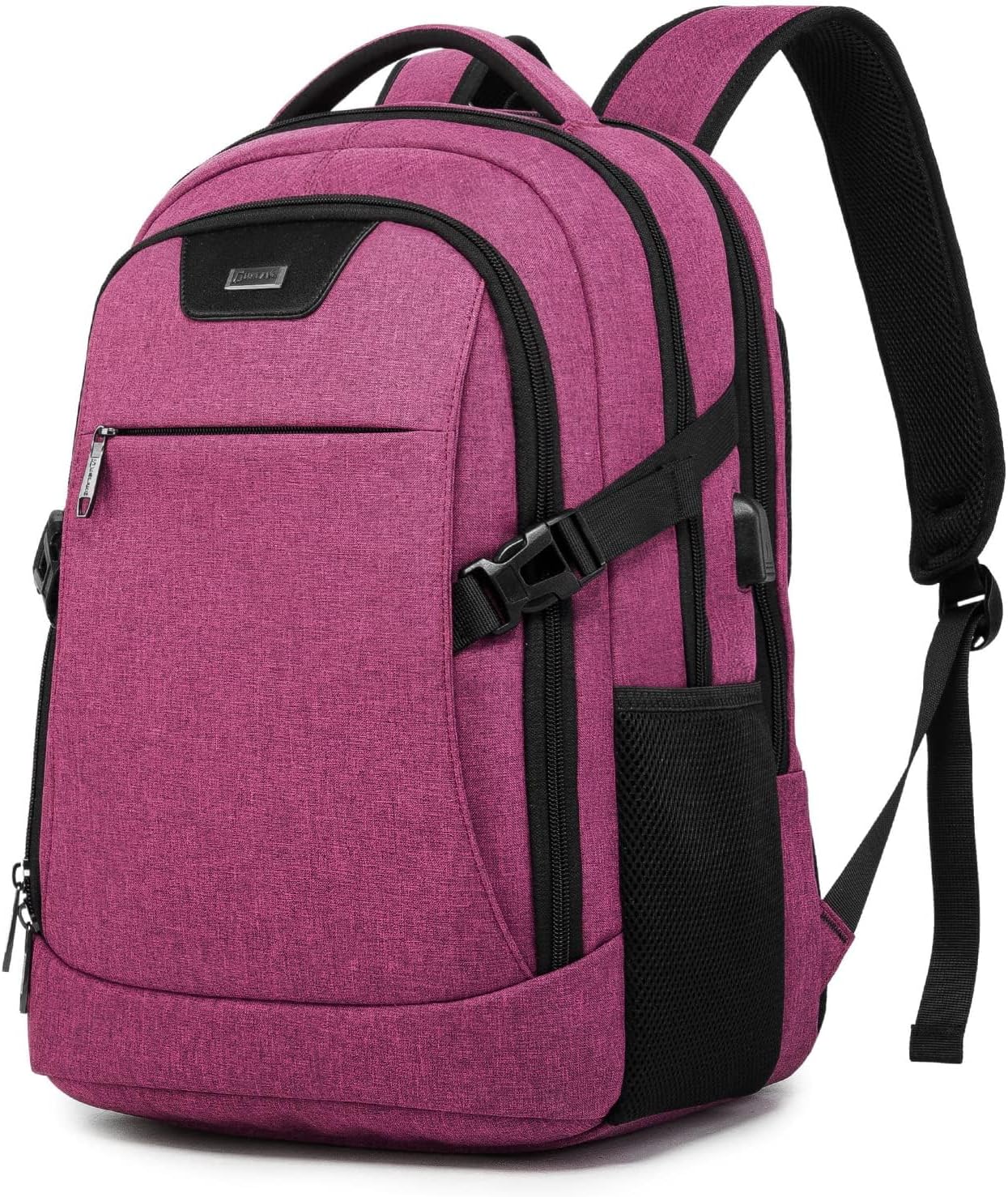DUSLANG 17 Inch Laptop Backpack for Travel Water Resistant College Backpack for Men\/Women Laptop Bag with USB Charging Port,Black - Image 43