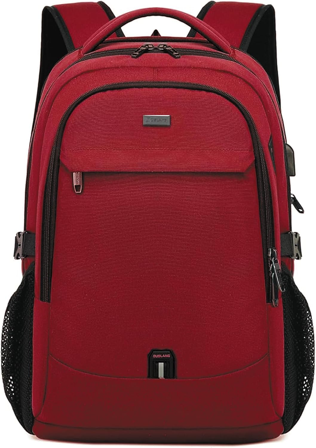DUSLANG 17 Inch Laptop Backpack for Travel Water Resistant College Backpack for Men\/Women Laptop Bag with USB Charging Port,Black - Image 21