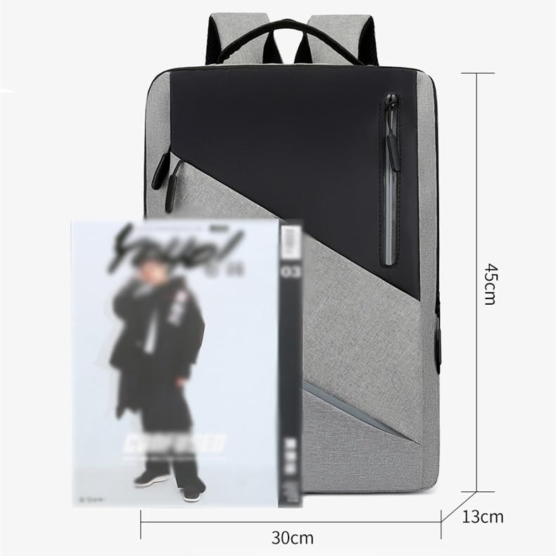 DUYHBAWRS Travel Laptop Carry on Backpack for Women Men, Laptop Backpack, with Port for Business(E) - Image 3