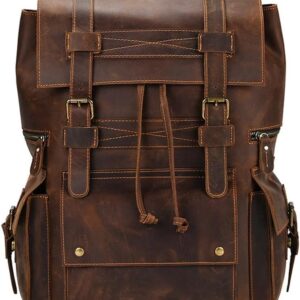 ERTXGBA Laptop LARGE Backpack Casual Bookbag Daypack Camping Travel Rucksack(D)