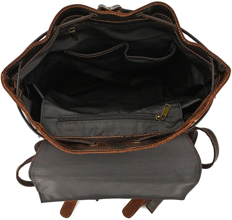 ERTXGBA Laptop LARGE Backpack Casual Bookbag Daypack Camping Travel Rucksack(D) - Image 7