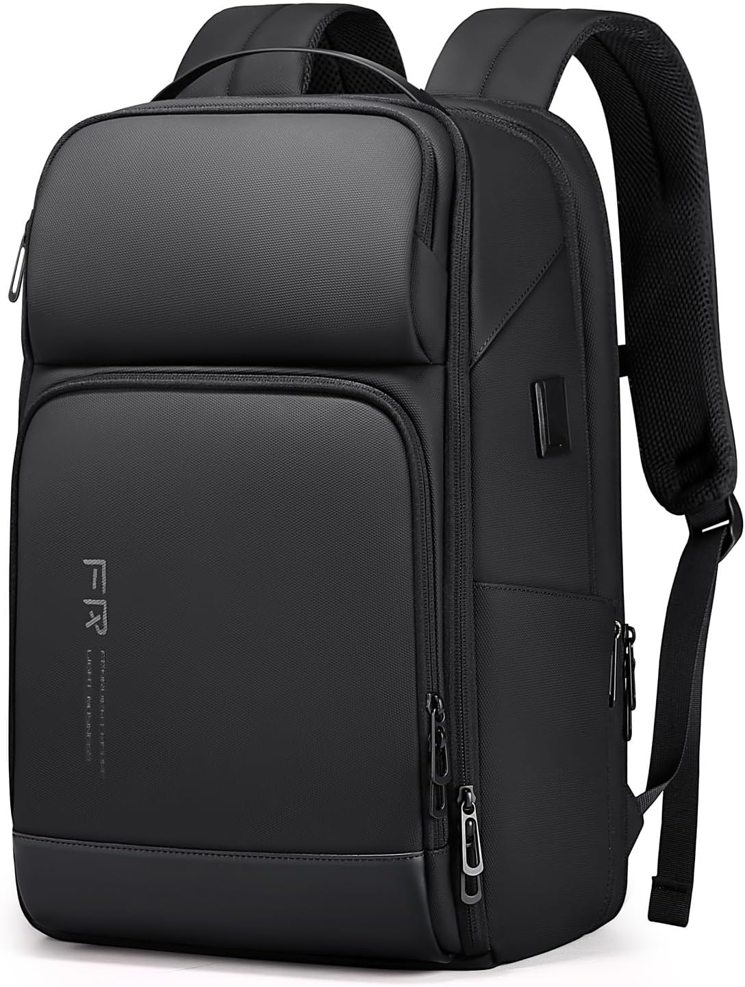 FENRUIEN 17 Inch Computer Backpack Travel Backpack for Men, Black i##e##s: Expandable ^^ Water Resistant ^^ with USB Port ^^ Laptop Bag ^^ for Business ^^ for College ^^ for Work :i##e##s