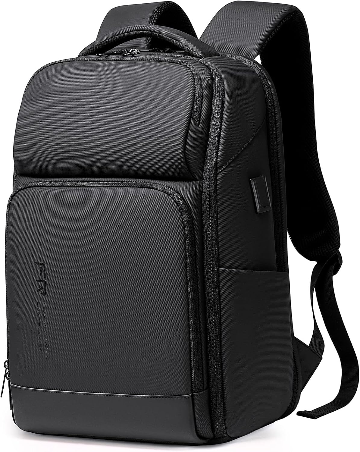 FENRUIEN 17 Inch Computer Backpack Travel Backpack for Men, Black i##e##s: Expandable ^^ Water Resistant ^^ with USB Port ^^ Laptop Bag ^^ for Business ^^ for College ^^ for Work :i##e##s - Image 9