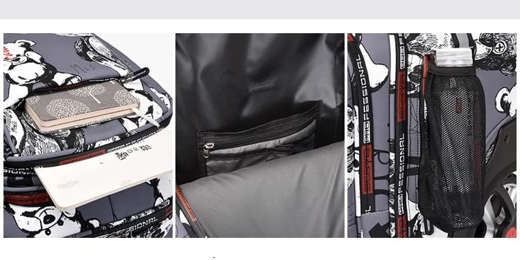 Glodiar Rolling Backpack,Large Rolling Laptop Bag Briefcase Backpacks with Wheels for Women Adults Travel Trolley Office,Waterproof Wheeled Backpack(22inch, Black) - Image 6