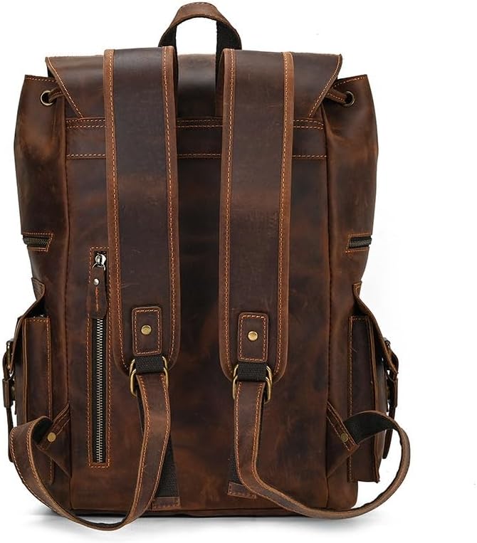 HIONJIN Laptop LARGE Backpack Casual Bookbag Daypack Camping Travel Rucksack(D) - Image 5