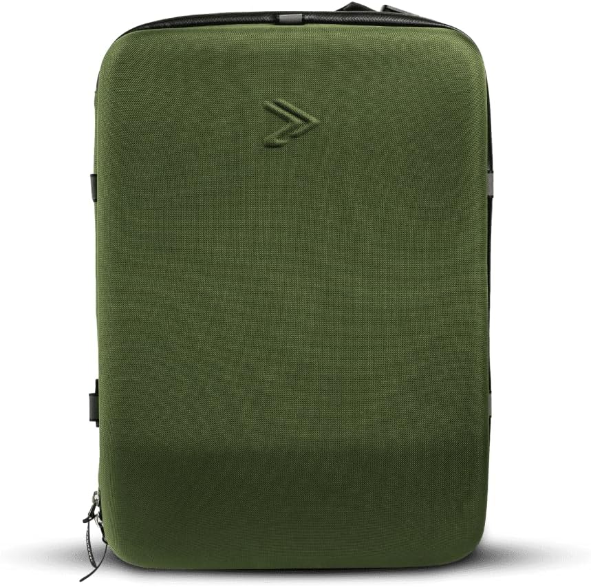 IAMRUNBOX Green Backpack Pro 16" Water Resistant Laptop Lightweight Backpack for Commuting, Travel, Running, Cycling, Outdoor