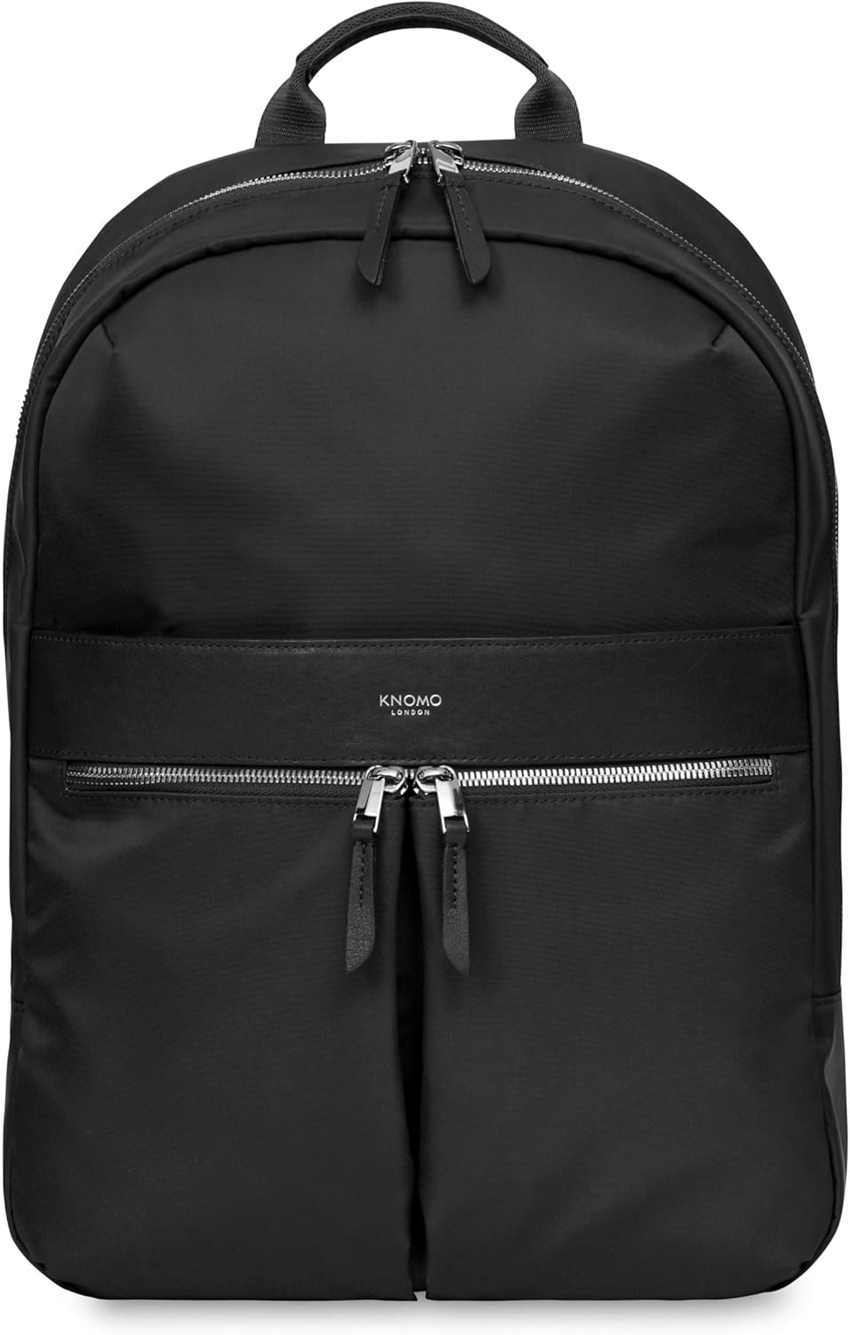 KNOMO Beauchamp Women's 14" Laptop Bag Computer Backpack Bookbag for Work, College, Travel Daypack Purse, Black, Golden Zip - Image 8