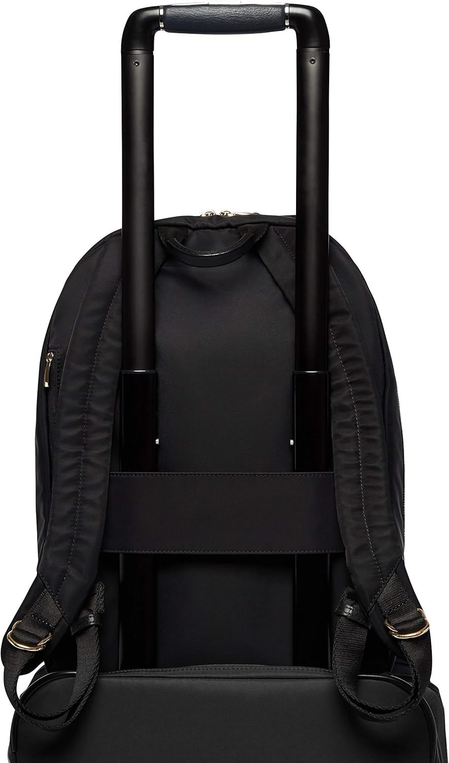 KNOMO Beauchamp Women's 14" Laptop Bag Computer Backpack Bookbag for Work, College, Travel Daypack Purse, Black, Golden Zip - Image 4