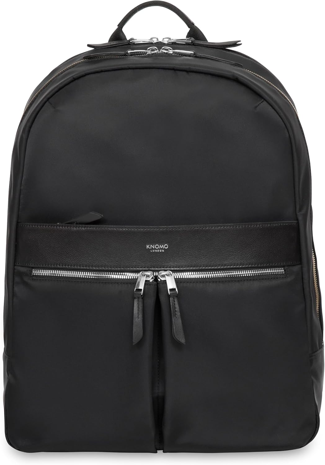 KNOMO Beaufort 15.6" Laptop Backpack Work Bag Purse for Women Large Travel Rucksack with Golden Zip, Black - Image 10