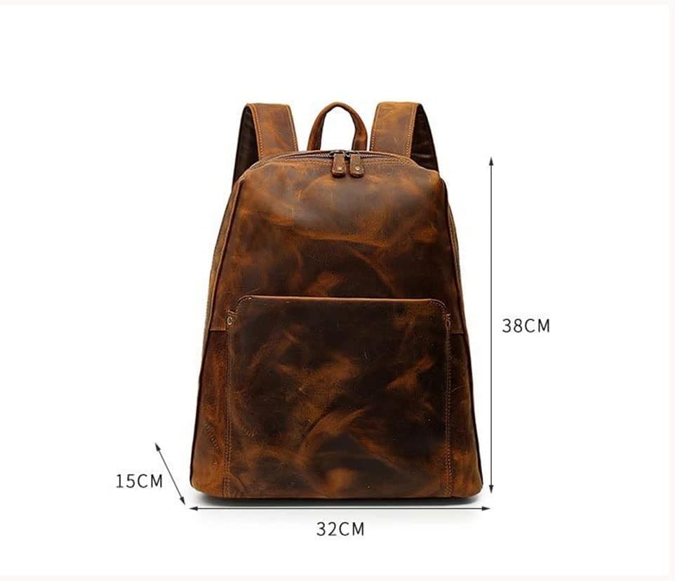 NSUQOA JSEIAJB 1pcs Backpack Men's Bag Retro Men's Travel 14 Inch Computer Trendy Backpack Women(E) - Image 2