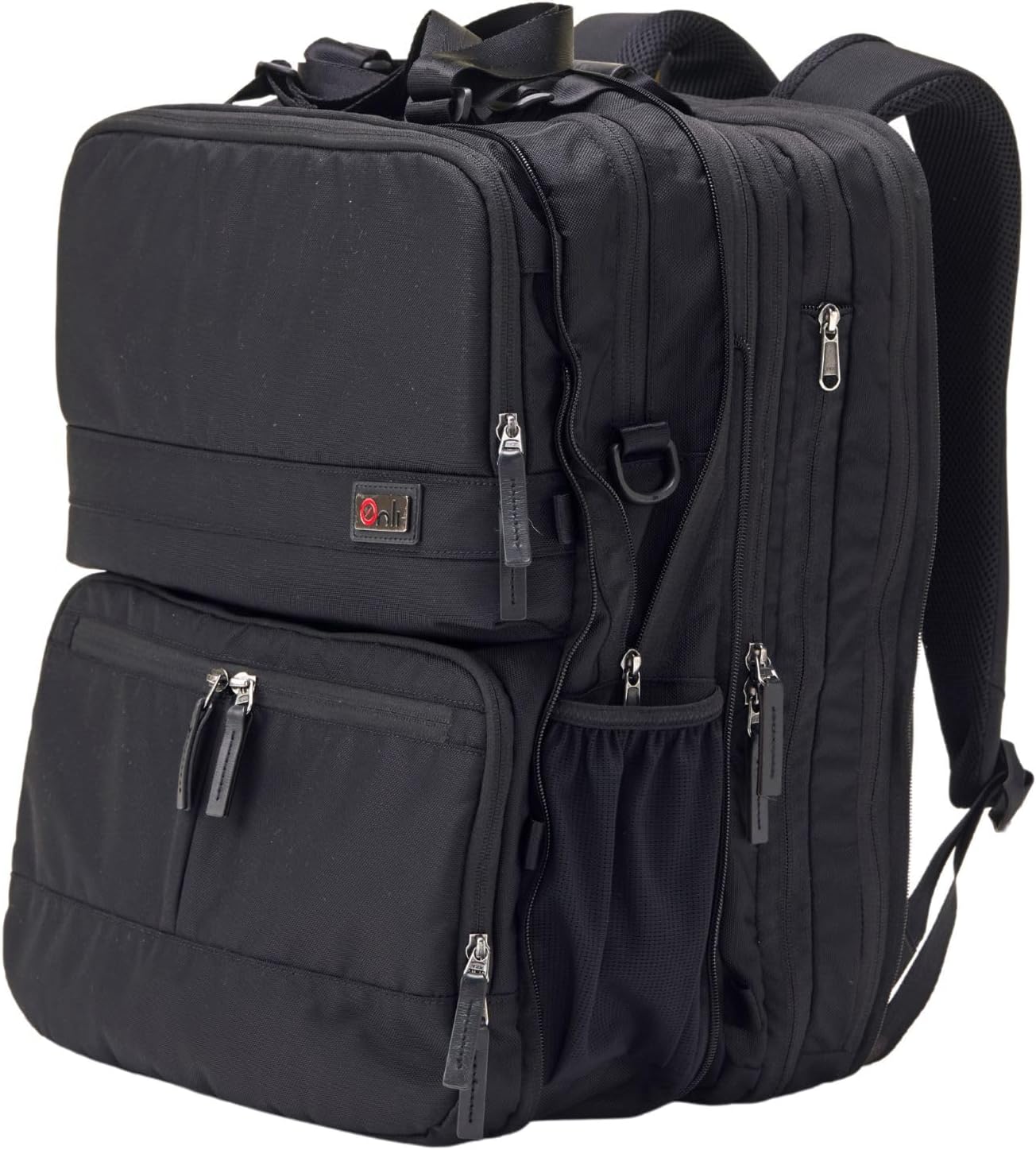 ONLI TRAVEL Trilogy Double Pack - World class multiple use backpack - expands into a weekender bag - splits into two seperate bags - handles two 17\u201D laptops and two tablets (Red) - Image 9