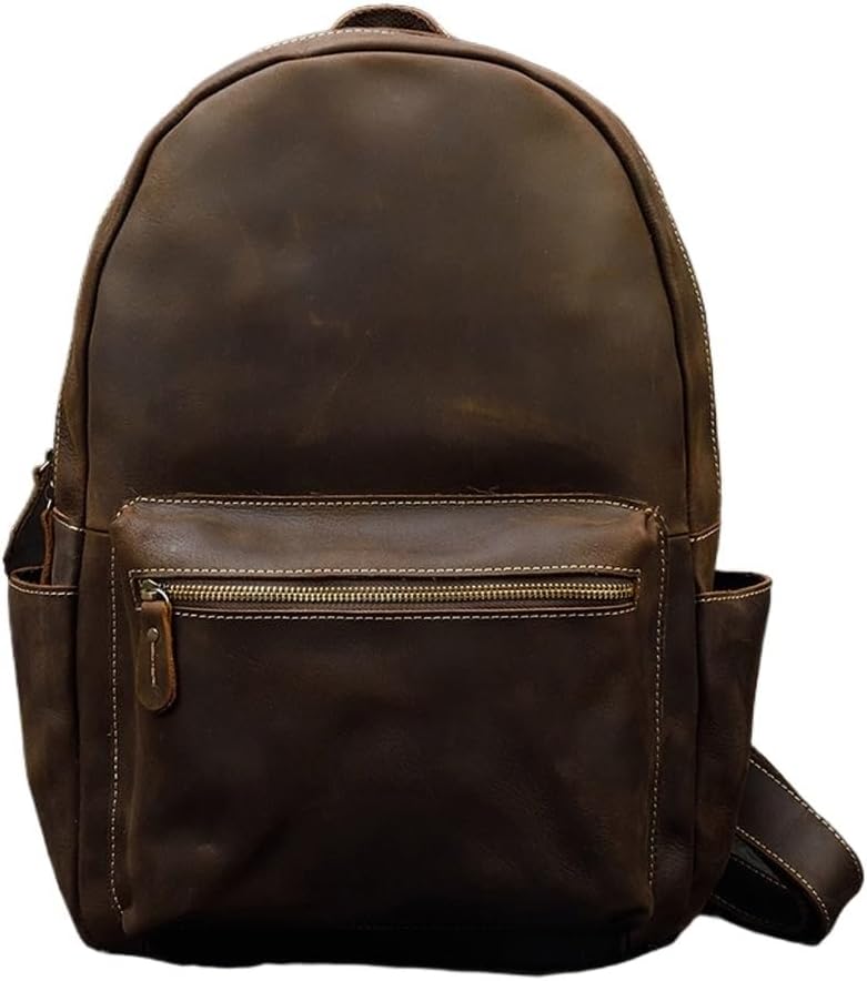 THJKUPO Backpack for Men Laptop Brown Travel Rusack Casual Daypack
