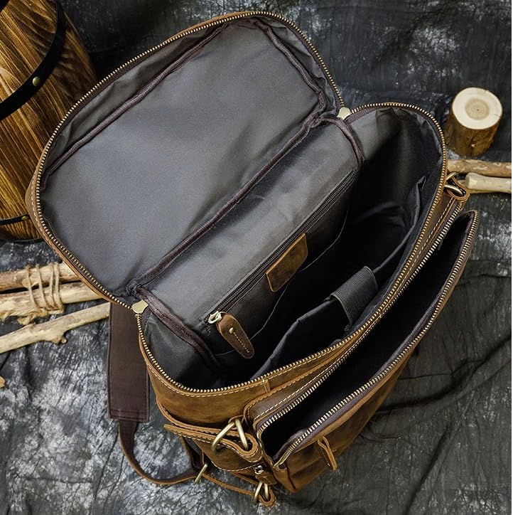 THJKUPO Laptop Backpack For Men Hiking Travel Bag Camping Rucksac - Image 5