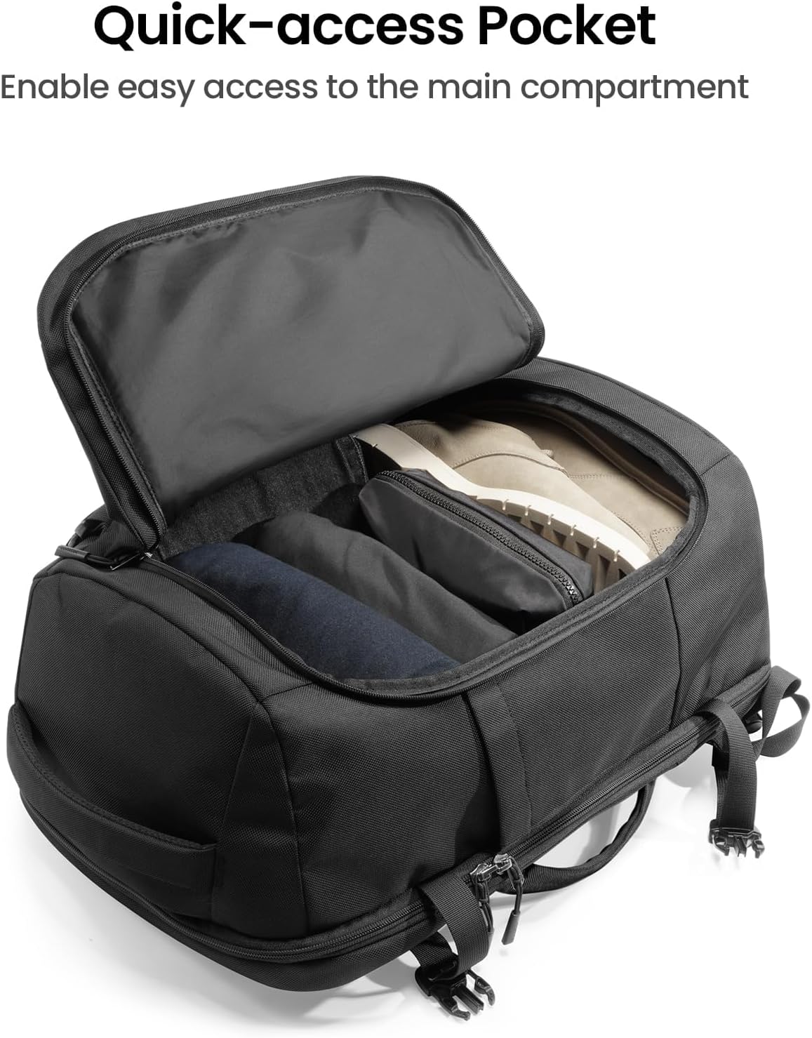 tomtoc Travel Backpack 40L & Compact EDC X-Pac Sling Bag - Image 4