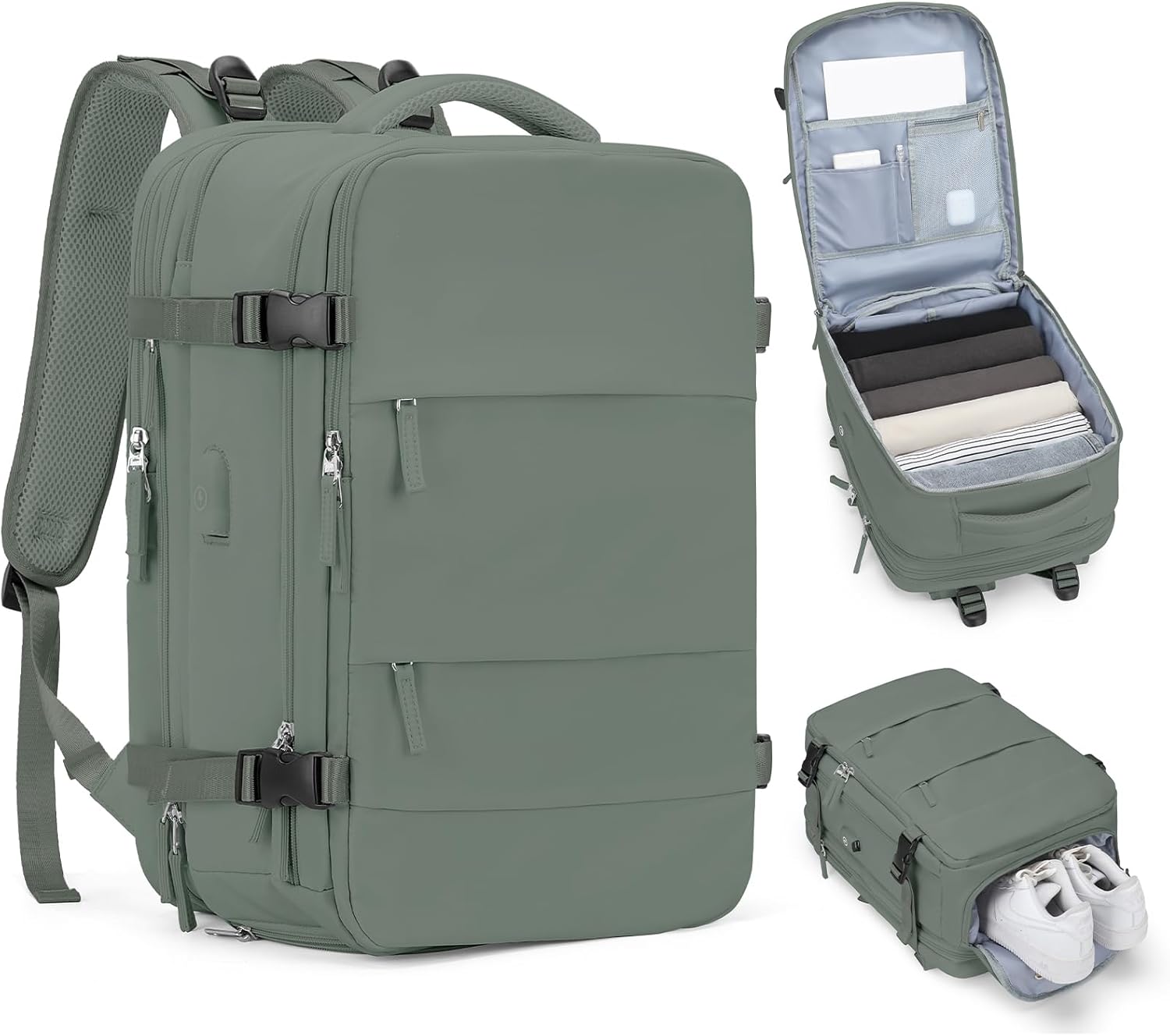 Travel Backpack For Women Men Airline Approved Carry On Backpack Flight Approved Waterproof Sports Luggage Backpack Casual Daypack Small Hiking Backpack - Image 36