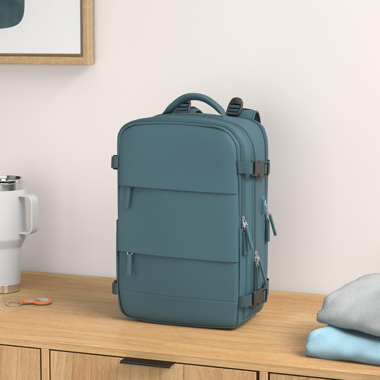 Travel Backpack For Women Men Airline Approved Carry On Backpack Flight Approved Waterproof Sports Luggage Backpack Casual Daypack Small Hiking Backpack - Image 2