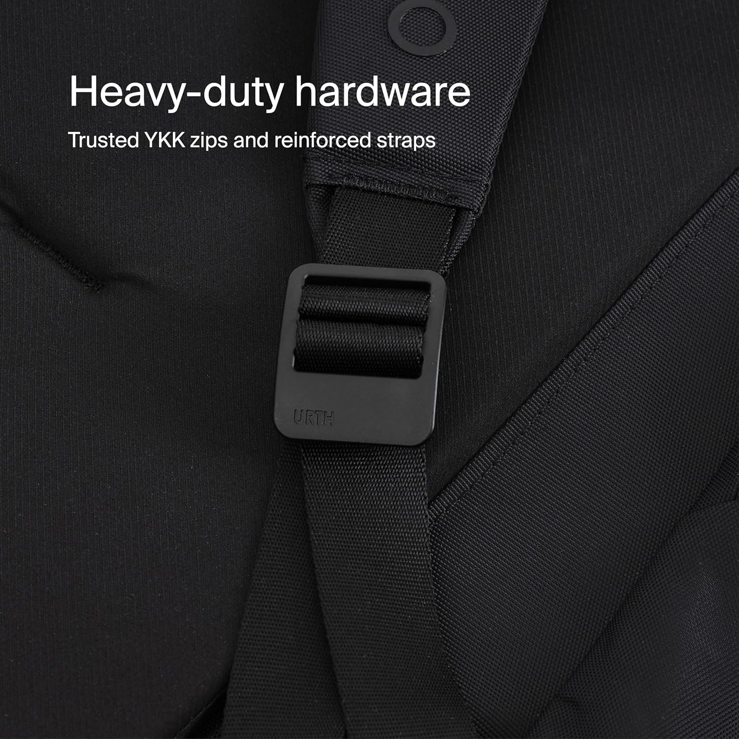 Urth Norite 24L Modular Camera & Laptop Travel Backpack \u2014 Water Resistant, Anti-Theft, Recycled Bag for DSLR, 13-16 Inch Laptop in Black - Image 9