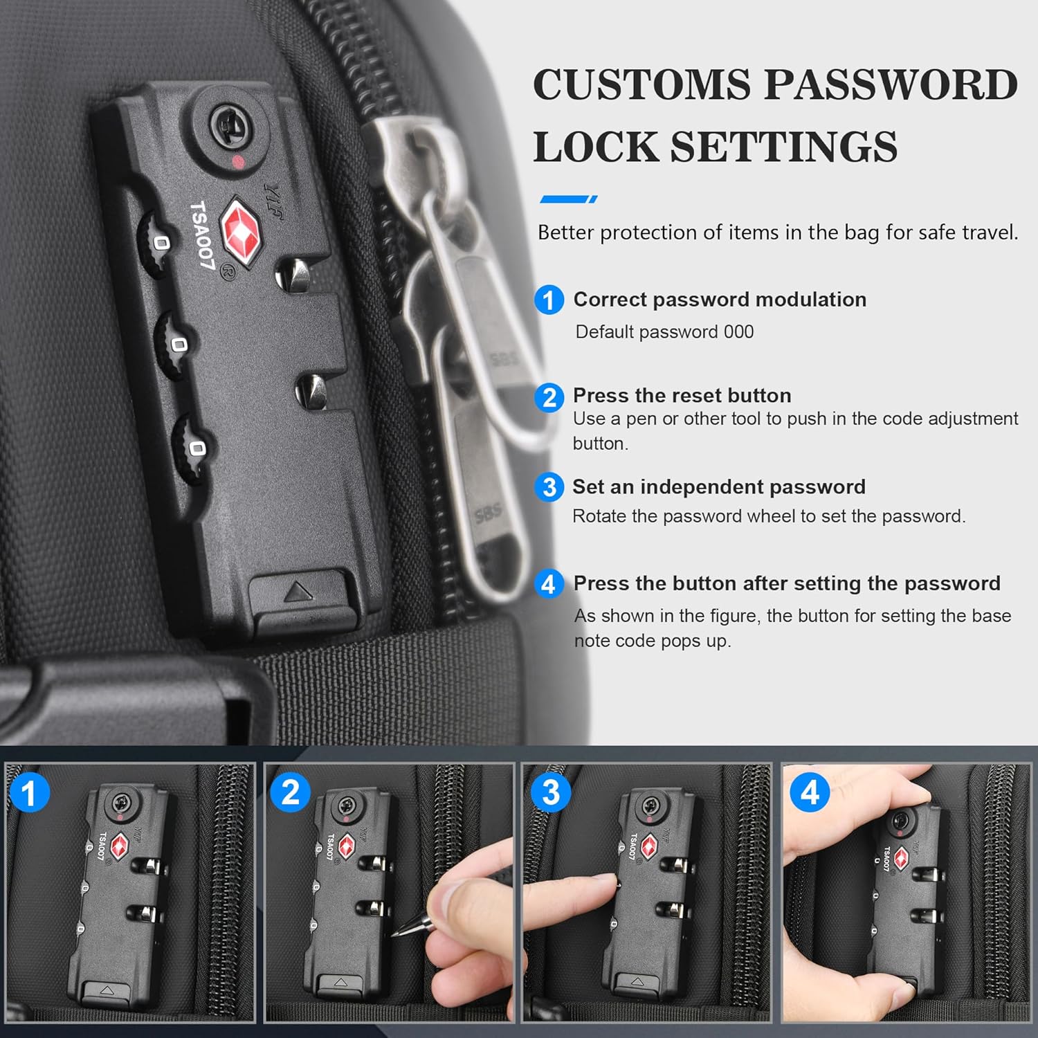 Vacuum Backpack Travel \u2013 Expandable Compression Carry On Backpack with Vacuum Pump, Water-Resistant TSA Lock Travel Bag, 17" Laptop Backpack for Men Women, Business Airplane Flight Luggage - Image 5