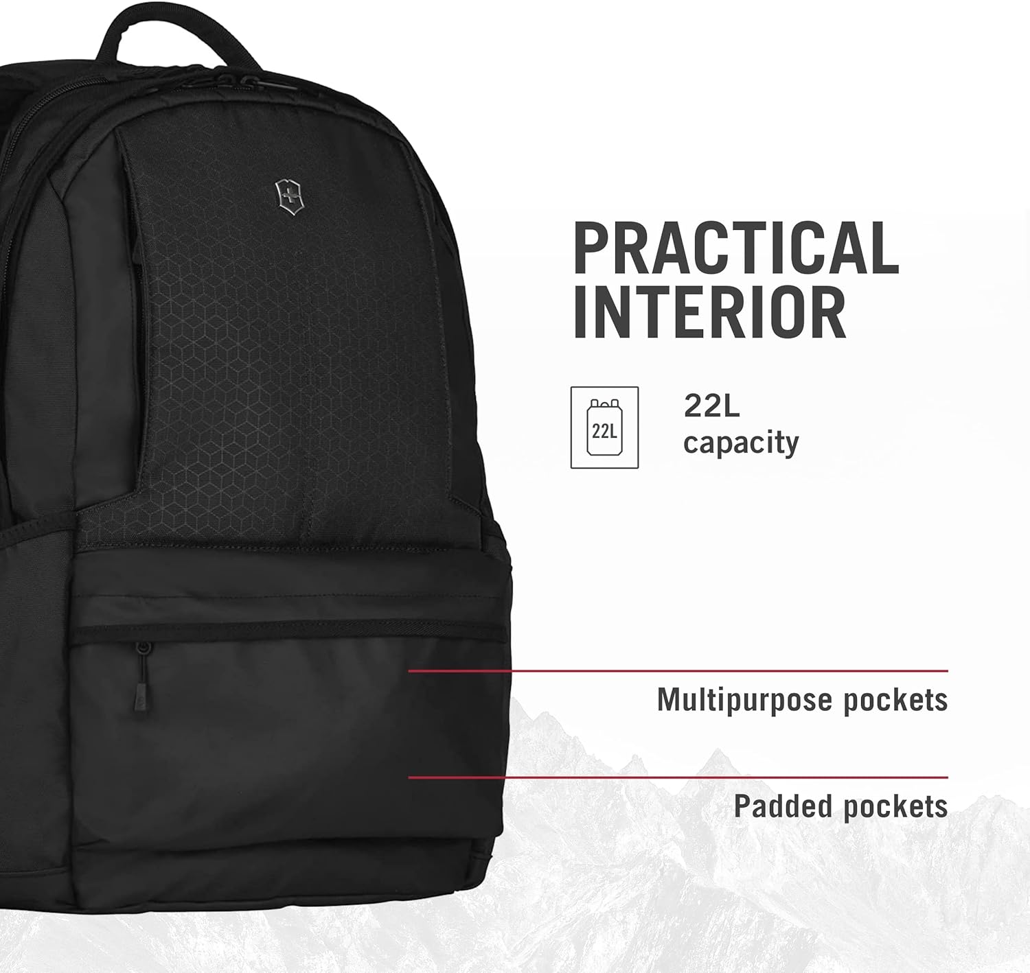 Victorinox Altmont Original Black Laptop Backpack 22 Liters - Image 5