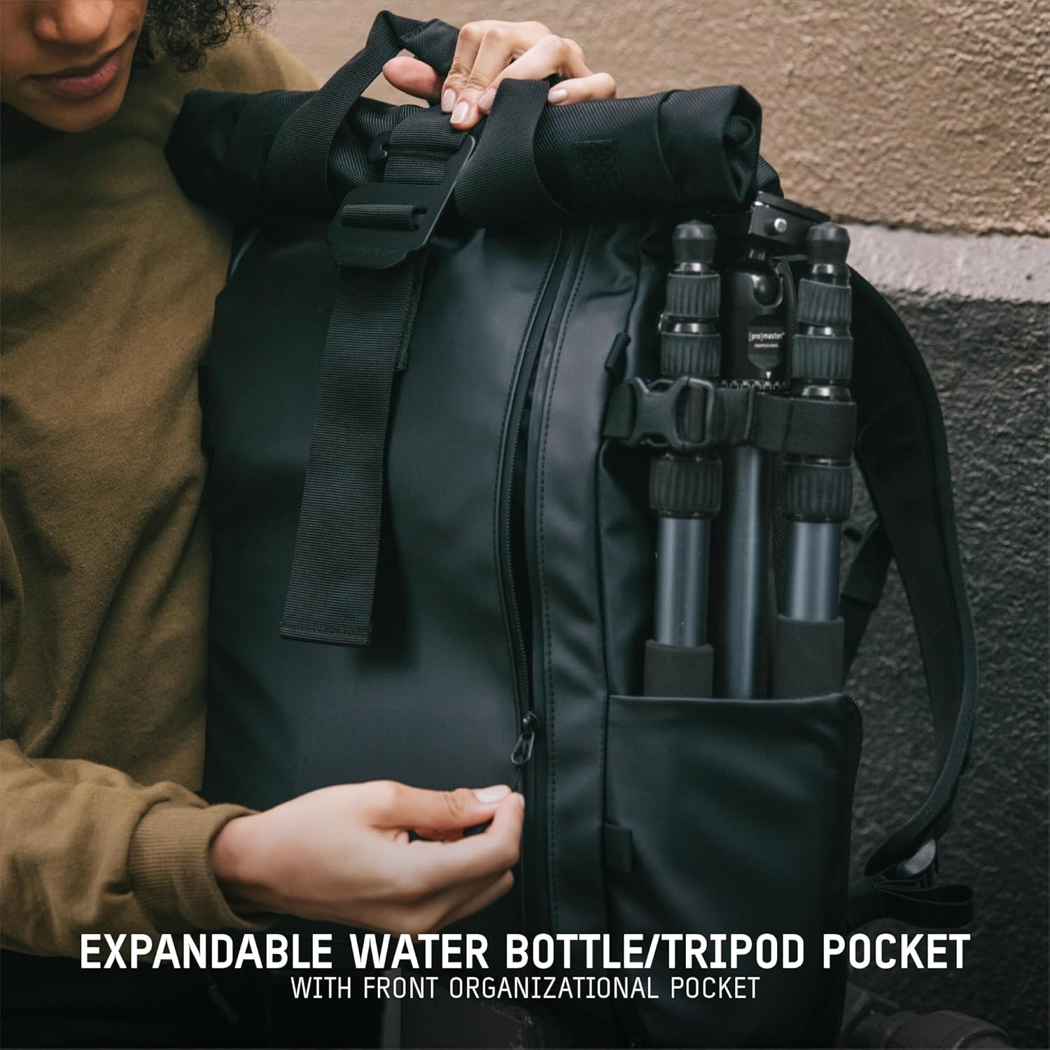 WANDRD PRVKE 31L, V3 Backpack: Weather-Resistant Travel & Camera Backpack with Laptop Sleeve, Quick Side Access, Clamshell Opening \u2013 Ideal Photography & Travel Bag (Black) - Image 6