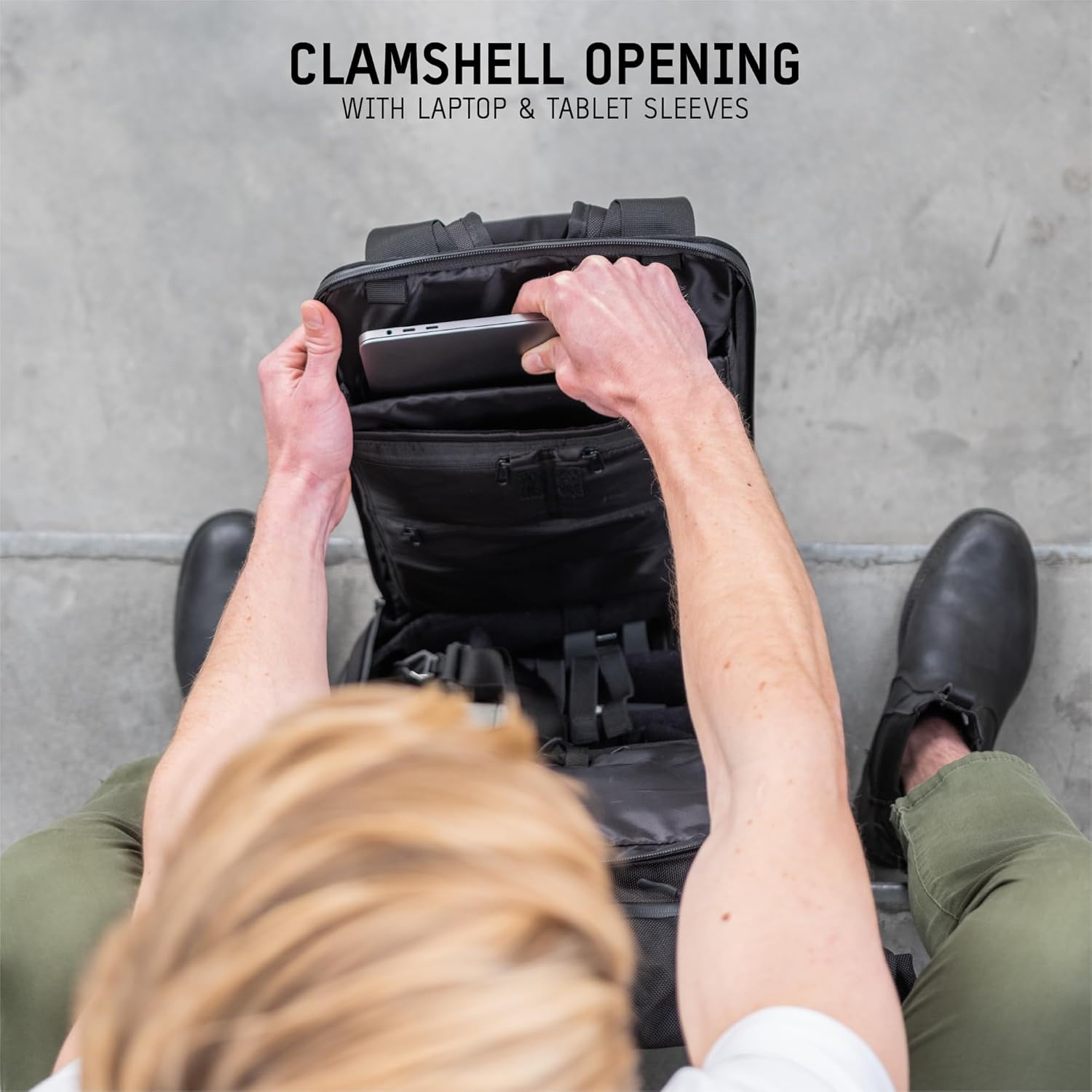 WANDRD PRVKE 31L, V3 Backpack: Weather-Resistant Travel & Camera Backpack with Laptop Sleeve, Quick Side Access, Clamshell Opening \u2013 Ideal Photography & Travel Bag (Black) - Image 7