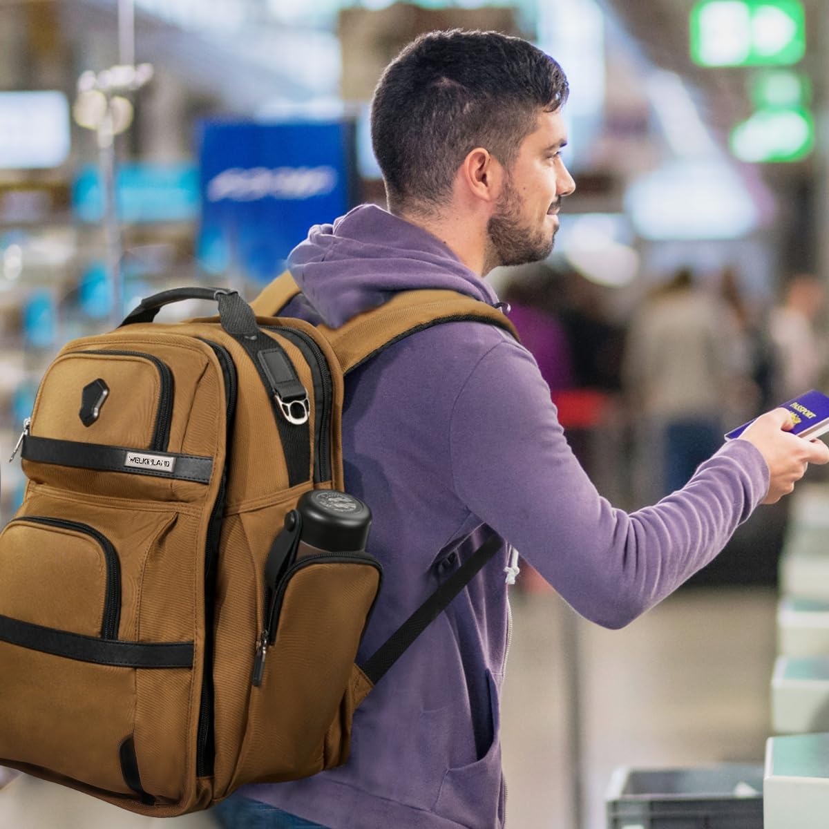 WELKINLAND 24H Business Laptop Backpack 48H Garment Duffle Bags For Travel - Image 2