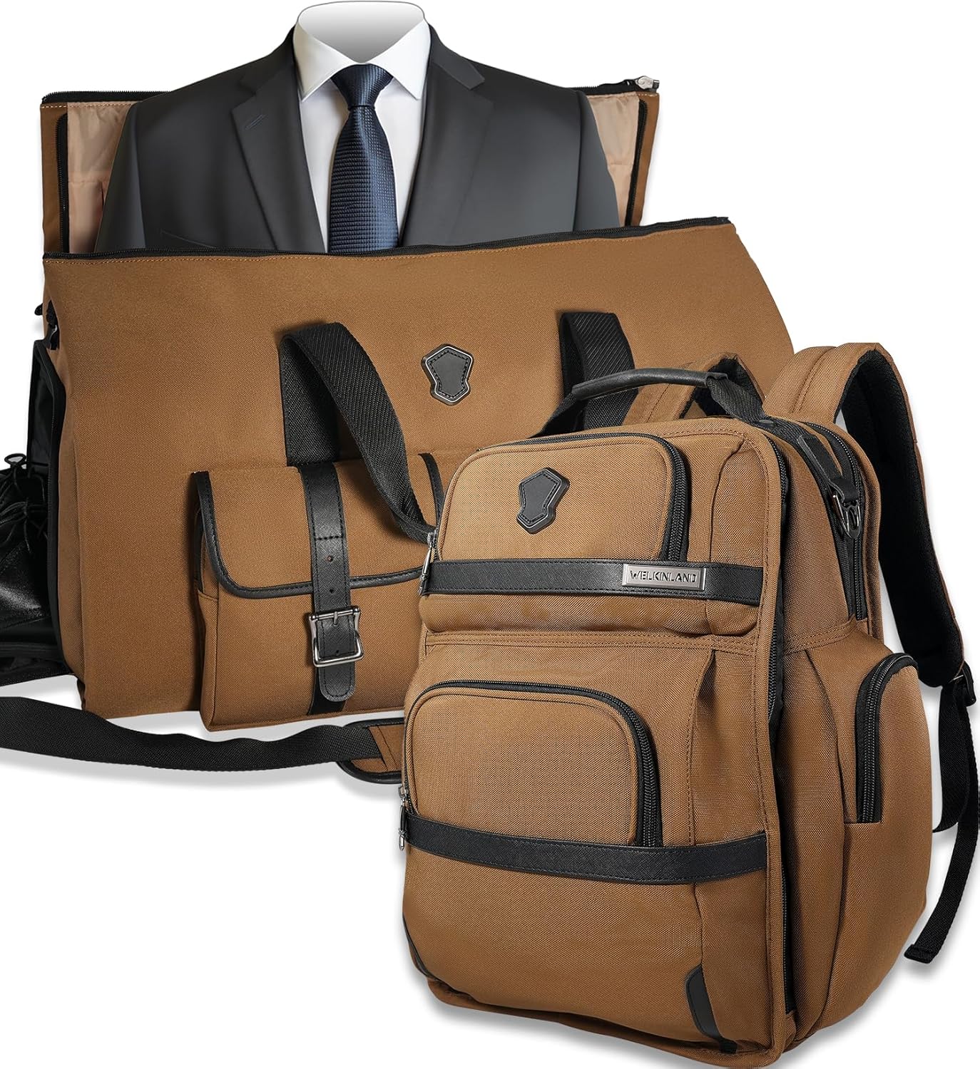 WELKINLAND 24H Business Laptop Backpack 48H Garment Duffle Bags For Travel